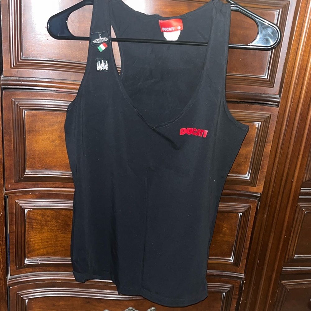 Like new Ducati tank top. Size large.